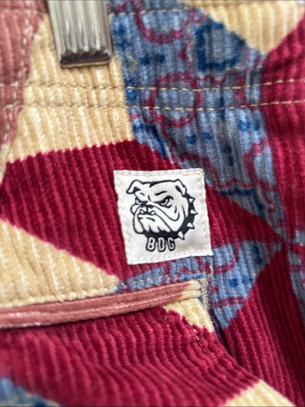 Urban Outfitters Multicolor Corduroy Patchwork Pants - Picture 7 of 13